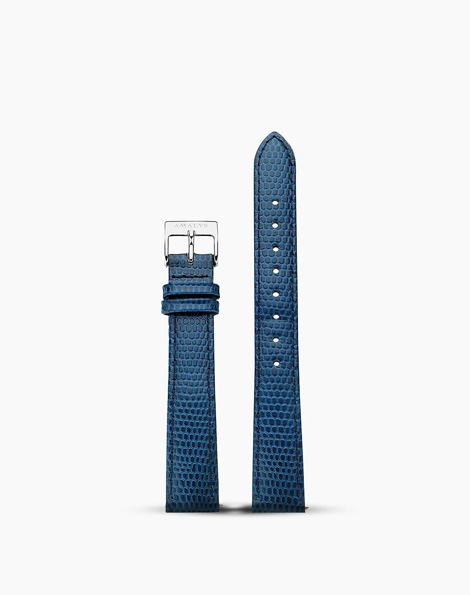 AMALYS Cuir Bleu lézard - 14mm