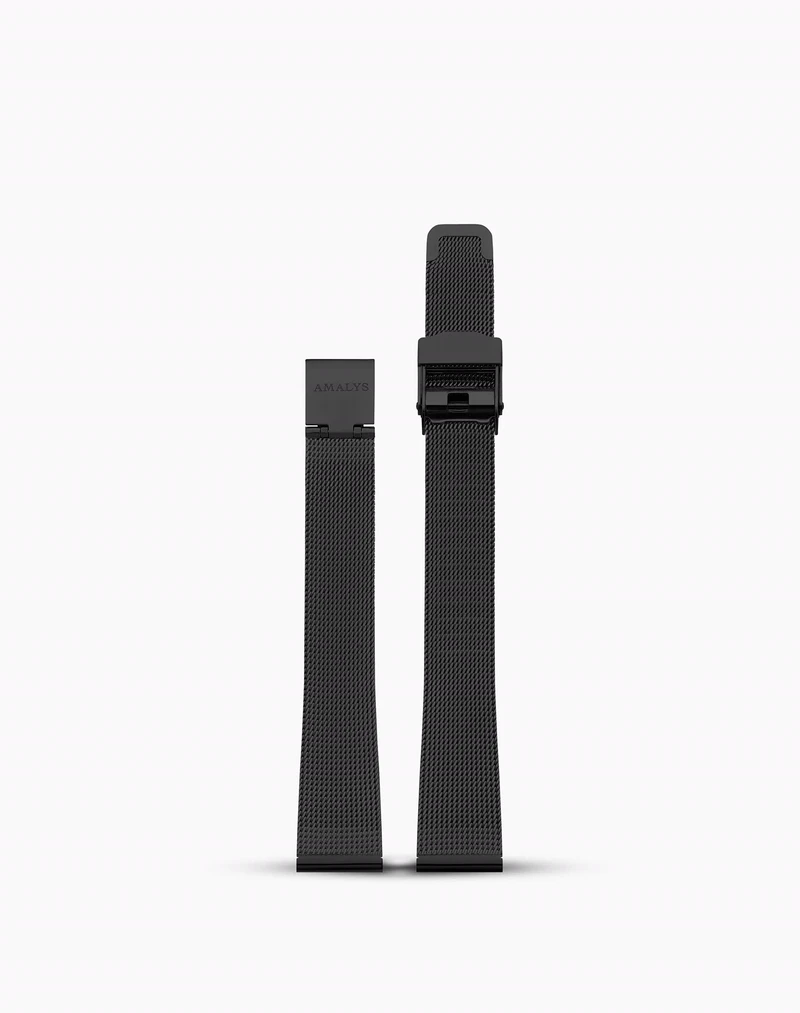 Maille milanaise Noir - 14mm